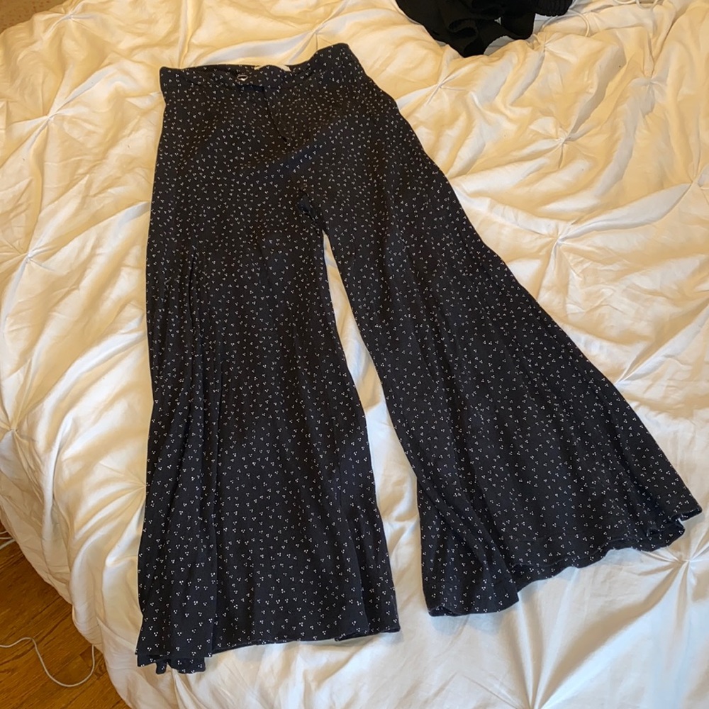 Anthropologie High Waisted Wide Leg Pant